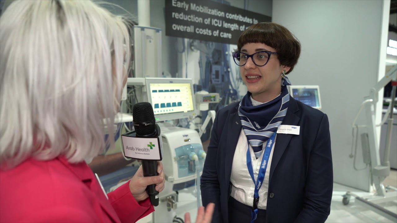 Margarita Singer from Draeger speaking to Arab Health TV 2020 YouTube