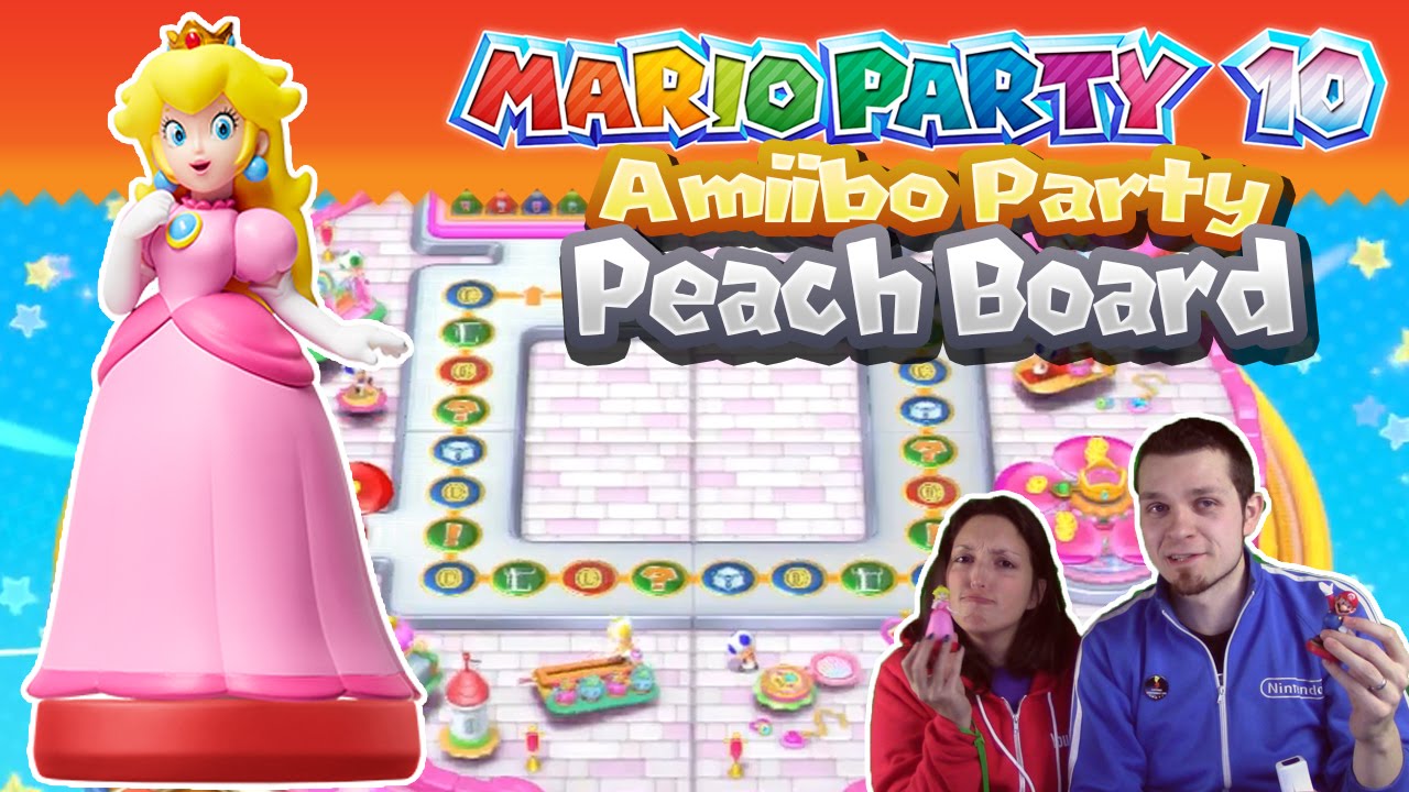 Mario Party 10 - Amiibo Party: Peach Board Gameplay With Jess! [Part 2]