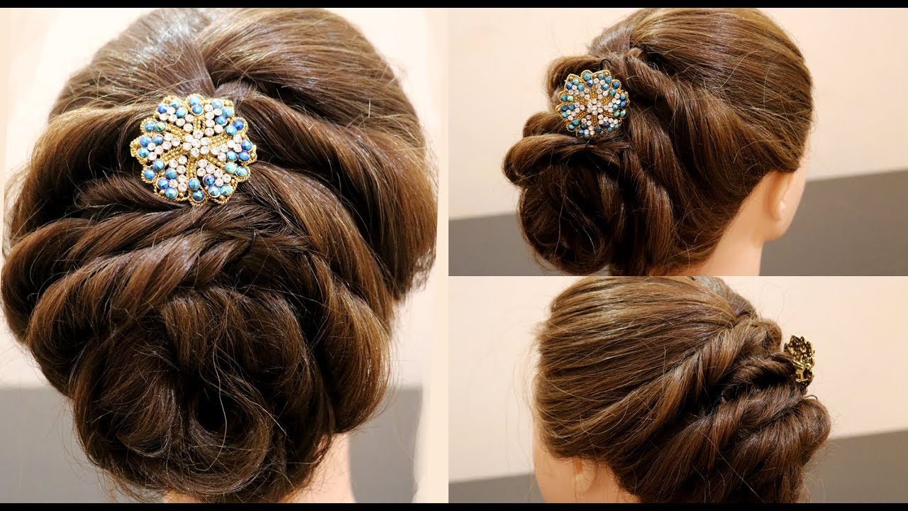 Western Hairstyle For Saree : Hairstyles For Saree 20 Cute ...