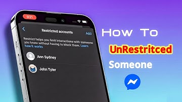 How to Unrestrict Someone on Messenger -  Remove Restricton on Messenger (2025)