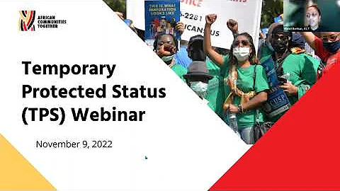 Temporary Protected Status (TPS) Webinar 2