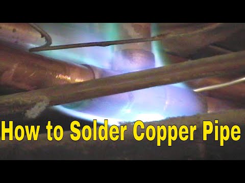 How to Solder copper Pipe and repipe home Part 2