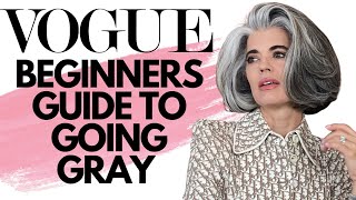 BEGINNERS GUIDE TO GOING GRAY ACCORDING TO VOGUE  | Nikol Johnson