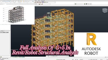 G+5 Structural Design: Integrated Revit to Robot Workflow