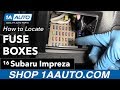 2005 Subaru Impreza Fuse Box