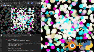 Blender Python Scripting: Outgoing Circle Loop