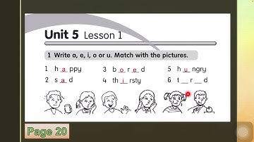 Grade 4 Unit 5 Lesson 1