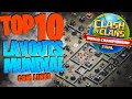 TOP 10 LAYOUTS usados no MUNDIAL de Clash of Clans (com links) | Melhores layouts do mundo para cv13