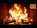 CRACKLING Winter FIREPLACE With Burning LOGS And Soothing FIRE Sounds For RESTFUL Night SLEEP 