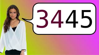 How To Say 3445 In French?