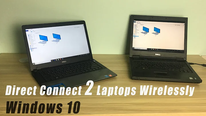 WINDOWS 10 : Direct connect 2 Laptops Wirelessly | NETVN