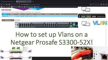 How to set up VLans on a Netgear business grade switch!