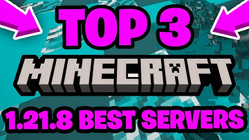 MY TOP 3 BEST Servers For Minecraft 1.21.8! (BEDROCK & JAVA)