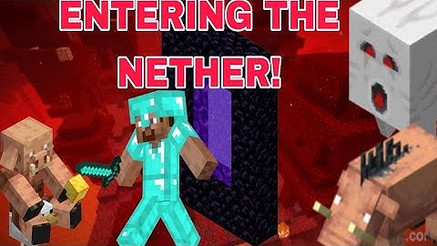 😱 FIRST Time in the NETHER! 🔥 Minecraft Survival Series Ep.6 (Nether Portal Adventure)