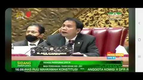 Menyampaikan Aspirasi mewakili para Petani garam dan tembakau.