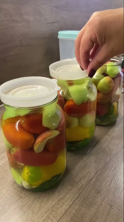 Ароматные помидоры с яблоками на зиму.Очень интересный рецепт, он как ...