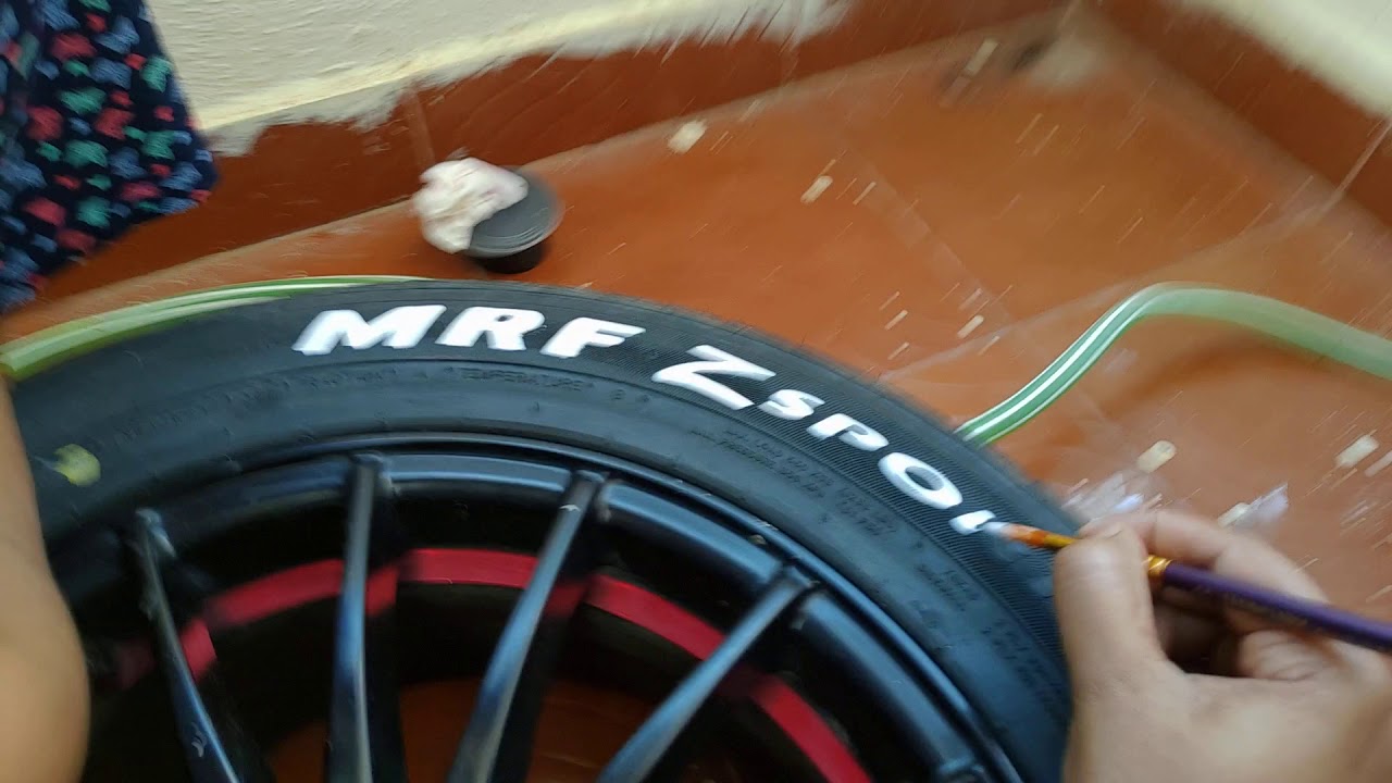 Car Tyre painting YouTube