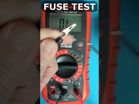 Testing Fuse With Multimeter Digital