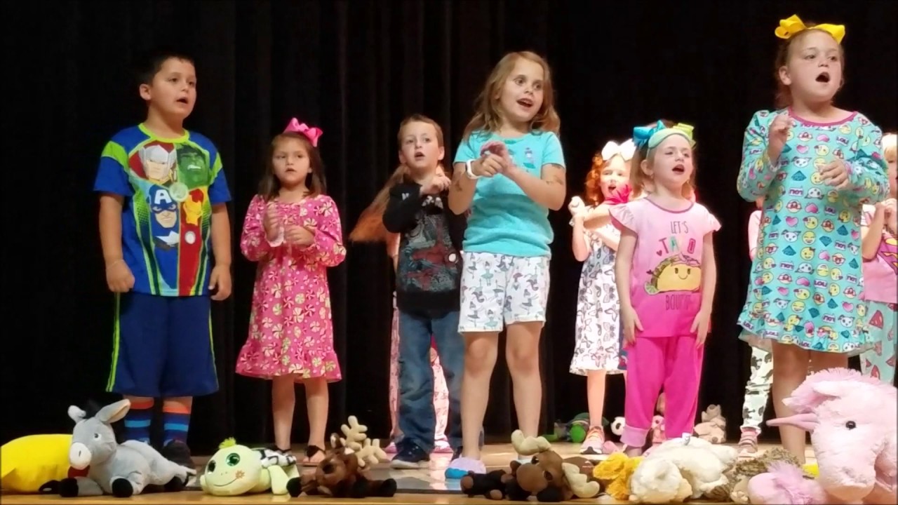 Pajama Party Kindergarten Performance 2017 Youtube