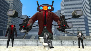 NEW UPGRADED DARK SPEAKERMAN AND HIS AGENTS VS ALL SKIBIDI TOILET BOSSES In Garry's Mod!