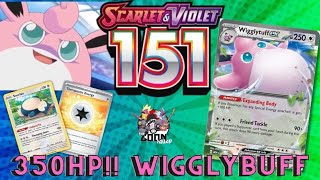 I'm excited for Wigglytuff ex!! New Pokemon 151 Tank (Deck Profile)
