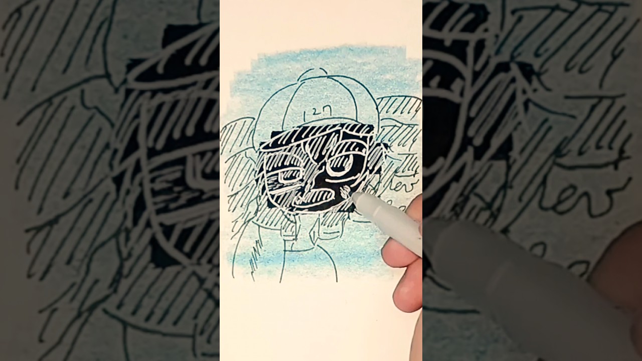 아라~아라~ 카사네 테토를 독특하게 그려봤어요!! #yararara #重音テト