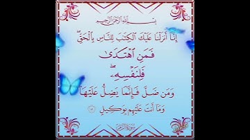 سورة الزمر الآية ( 41 )