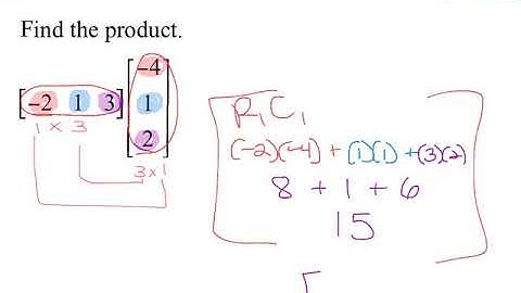 2.16 - 7.5 operations with matrices