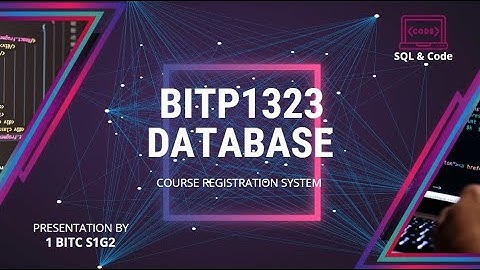 student registration system(video presentation)