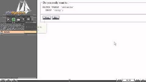 Deleting fields from database tables with phpMyAdmin - phpMyAdmin  Tutorials