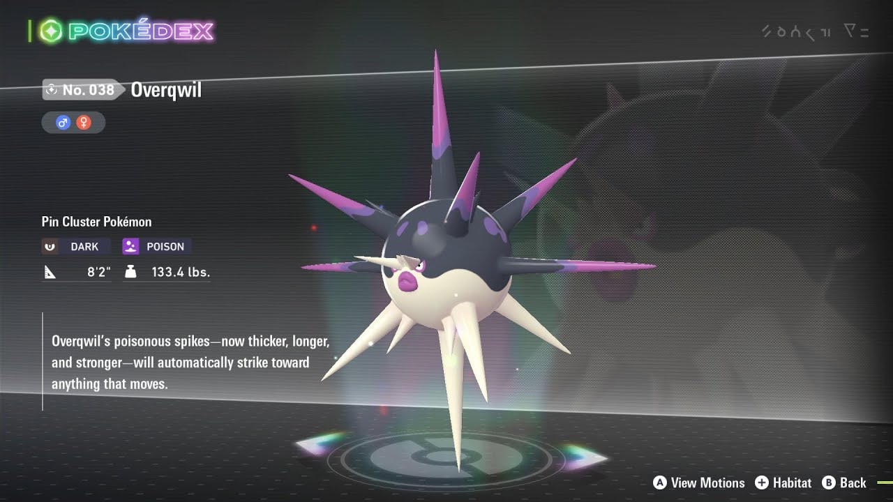 How to Evolve Hisuian Qwilfish into Overqwil in Pokémon Legends: Z-A – Mega Dimension