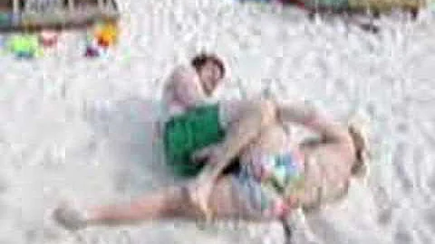 Beach Wrestling; Reese vs Kimberly