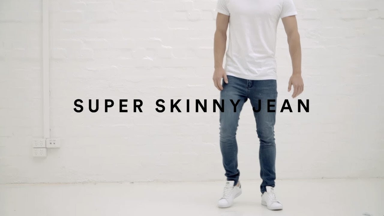super skinny jeans on guys