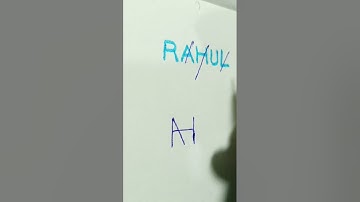 Logo of rahul Name #logodesign #logomaker