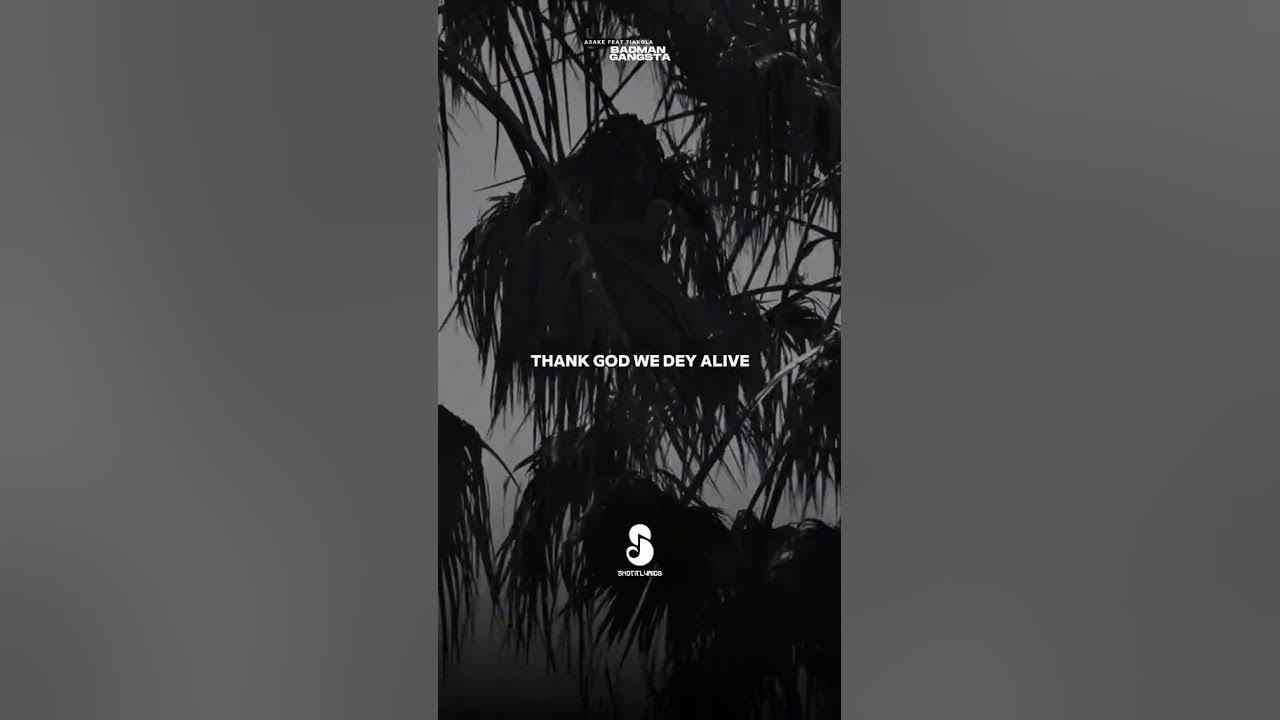 Asake, Tiakola - BADMAN GANGSTA (Lyrics Video) #asake #tiakola #afrobeatslovers #lyrics #songlyrics