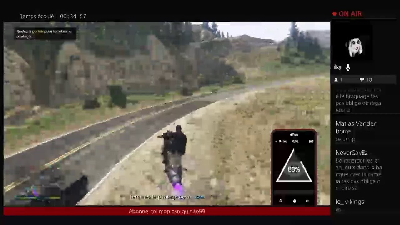 Live gta 5 rp ps4 fr sans discorde session YouTube