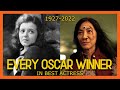 Every oscar best actress winner ever  19272023