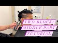 Two Block/Middle Part Haircut Tutorial (k-pop inspired)