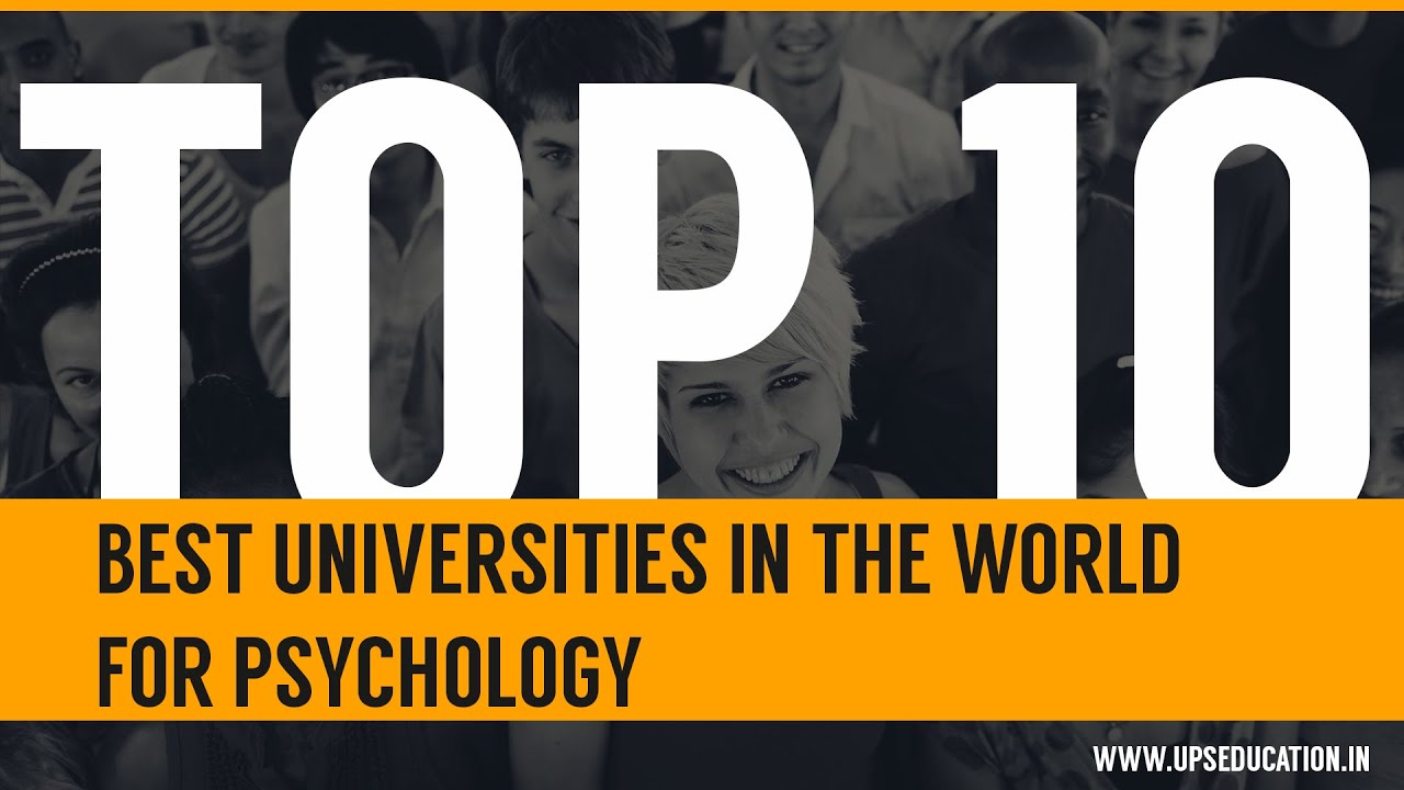 best universities for phd psychology in the world