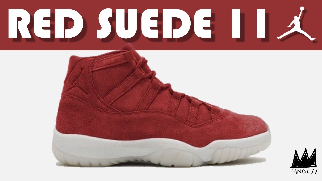 red suede 11s