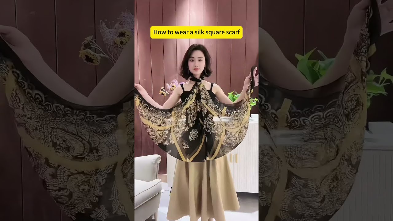 How To Tie A Silk Scarf