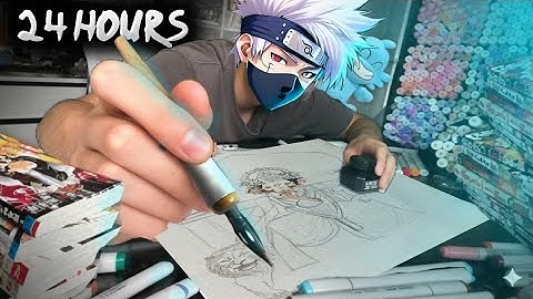 24 Hours Drawing Challenge🤯