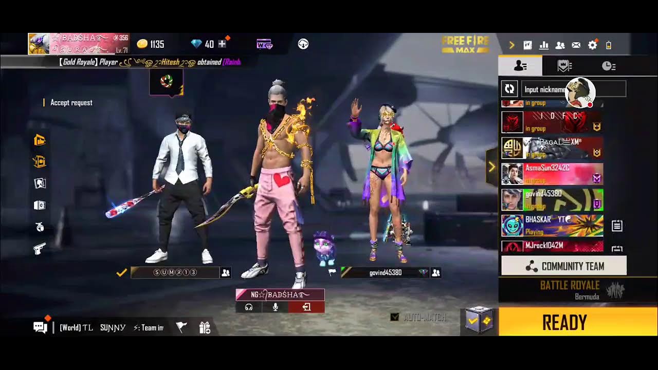 FREE FIRE LIVE NG BADSHA