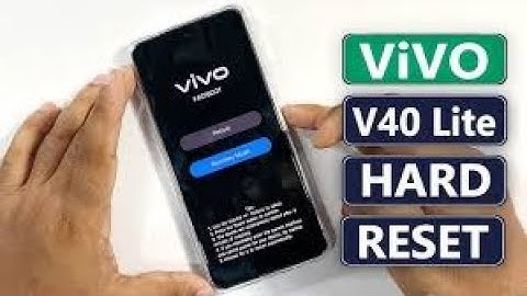 New Method ✔️ How to Hard Reset Vivo V40 Lite (2025)  Vivo y19s hard reset