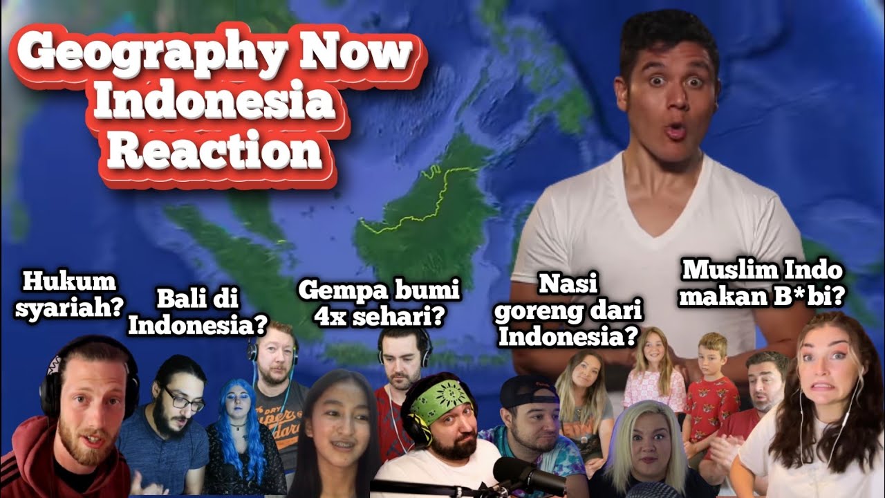 Inilah Indonesia 🇮🇩 Geography Now Indonesia Reaction Sub Indo YouTube