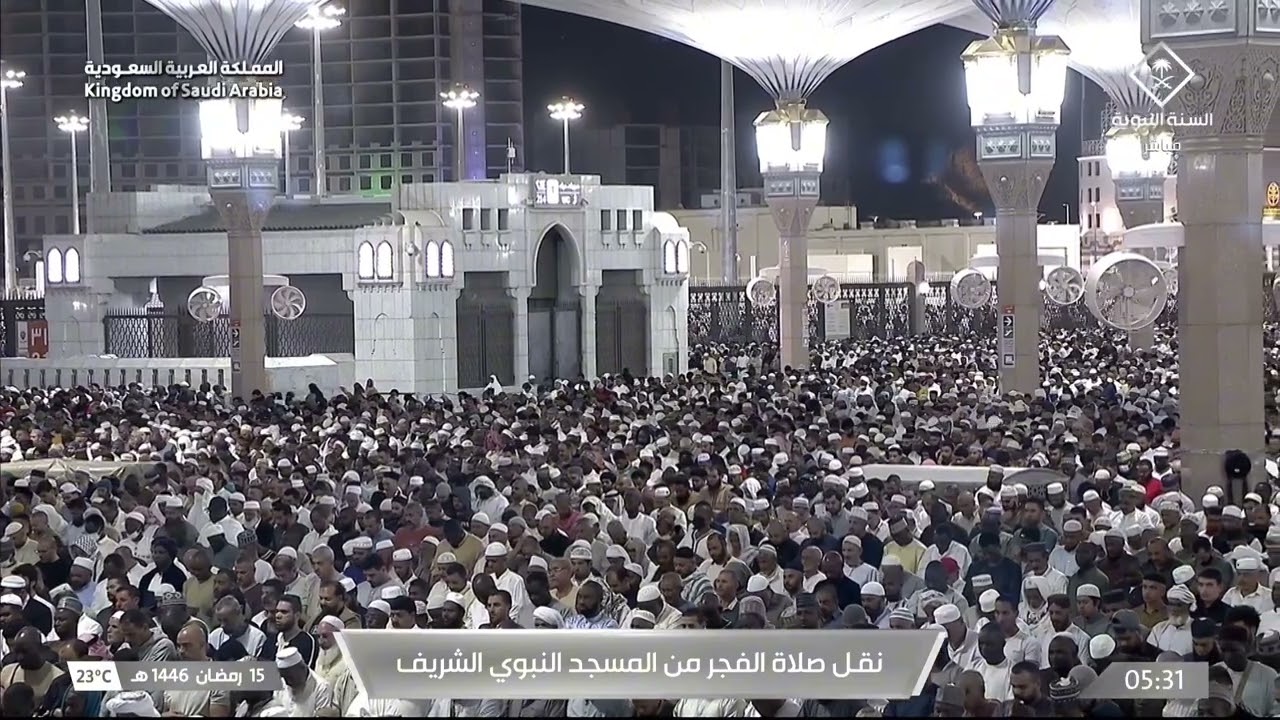 صلاة الفجر للشيخ عبدالباري الثبيتي 15 رمضان 1446هـ