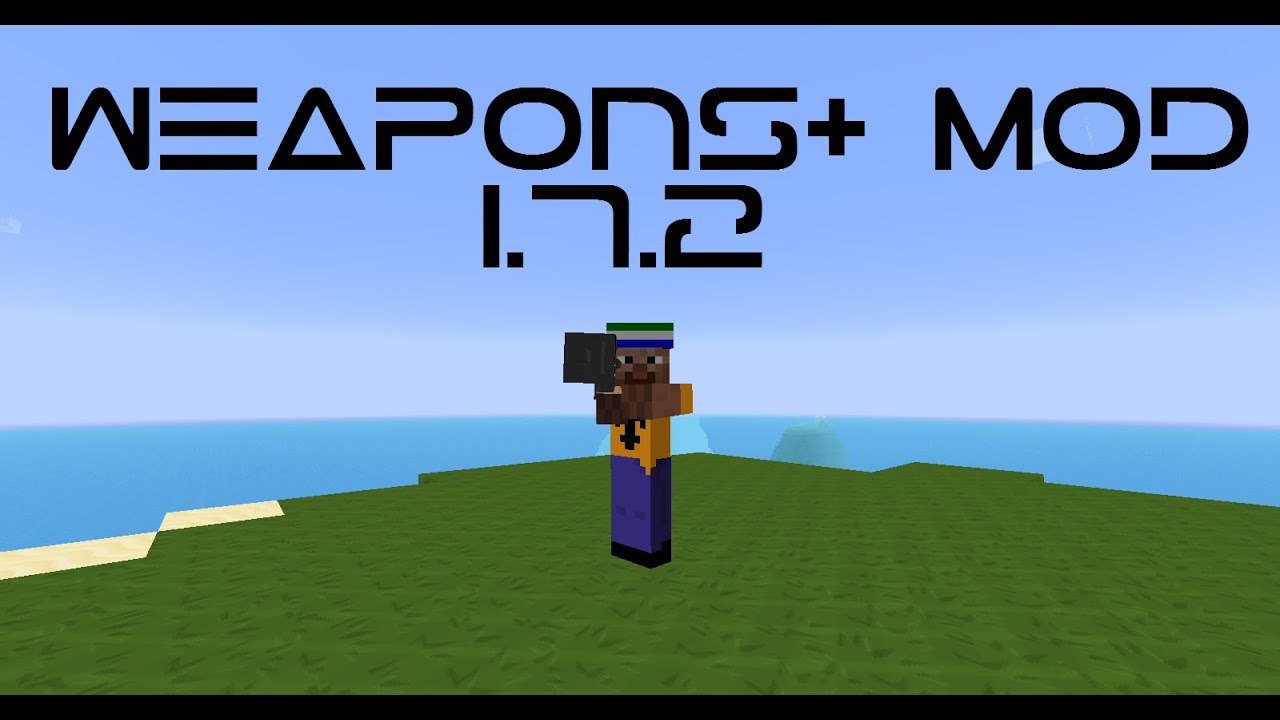Minecraft Mod #2 Weapons+ Mod - YouTube