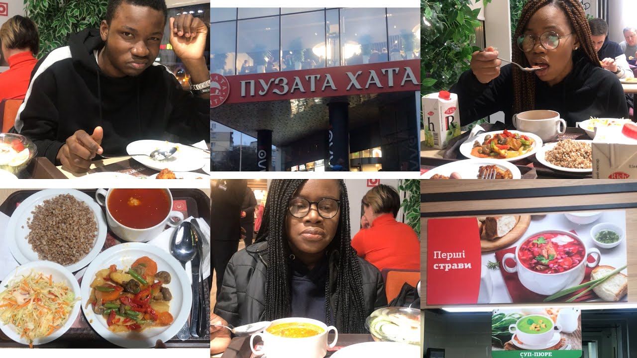 Africans Trying Ukrainian Food || Vlog