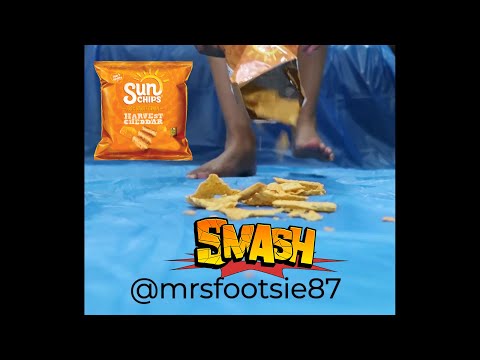 Feet Crushing Sun Chips #ASMR
