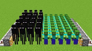 X999 endermans and X999 zombies combined